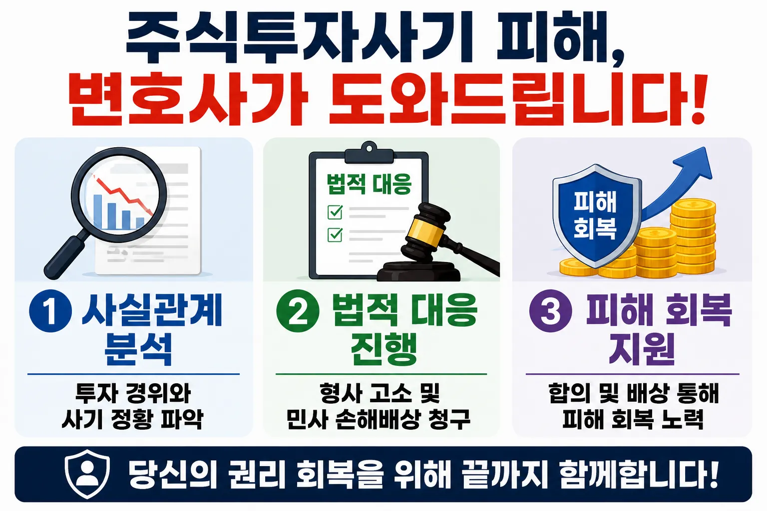 주식투자사기 피해를 입어 어려움을 겪고 있다면 확인해야 할 요소