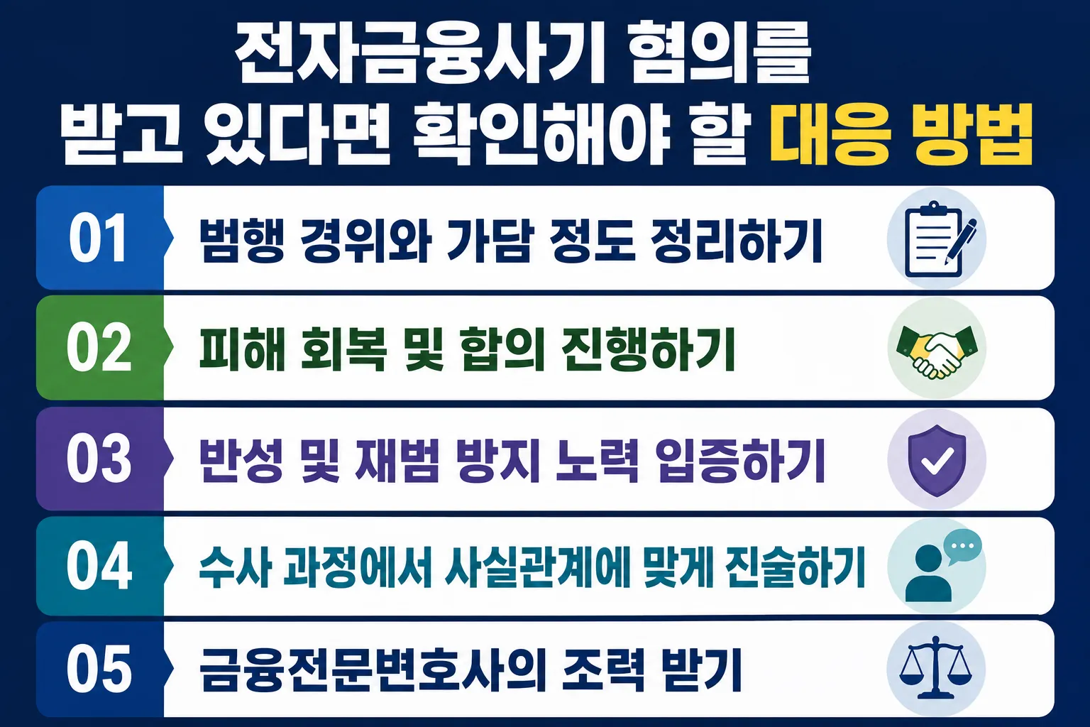 전자금융사기 혐의를 받고 있다면 확인해야 할 대응 방법